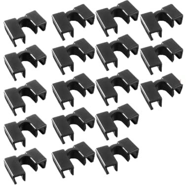 ZYWUOY 40 ayudantes de palillos, reutilizables para entrenamiento de niños, para principiantes o entrenadores, palillos de plástico, color negro