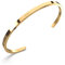 THIORA Armreif Damen & Herren | Premium Edelstahl Armband | Unendlichkeit | Flexible Größe | Geschenk (Infinity - Gold)
