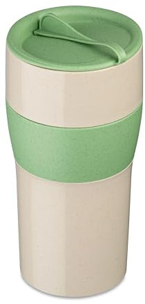 Koziol Thermobecher Aroma To Go XL, mug isotherme, Nature Leaf Green, 700 ml