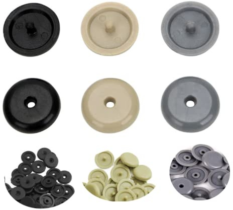 30 Pairs Anti-Slip Seat Belt Stop Buttons – No-Weld Seatbelt Buckle Stopper & Retainer Holder, Prevent Seat Belt Lock Clip from Sliding Down, Universal Seat Belt Button Stopper for Car