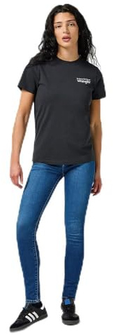 Wrangler Damen High Skinny Jeans, Azure Sky, 25W / 32L