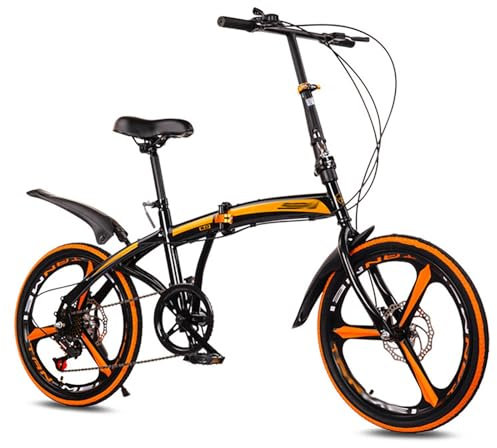 20-Zoll-7-Gang-Doppelscheibenbremse Mit Variabler Geschwindigkeit, Klapprad Für Erwachsene Im Freien, Einrad-Mountainbike Aus Legierung A,20in