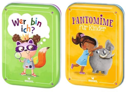 moses. Wer Bin ich? Zeitloses Kinderspiel für die ganze Familie & 90391 Pantomime Klassiker für die ganze Familie, Ratespaß für Groß und Klein