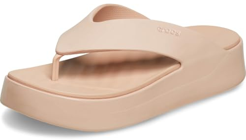 Crocs Getaway Platform Patent Flip, Infradito Donna, Rosa Caramello, 38/39 EU