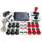 9800 en 1 Pandora Saga DX versión especial Arcade Board Kit de bricolaje hasta 4 jugadores, compatible con juegos 3D, botones de joystick, cable de arnés (negro y rojo)