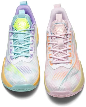 Adoff Basketballschuhe, Herren Sportschuhe, rutschfest, verschleißfest, atmungsaktiv (yuanyang897,45)