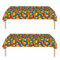 2Pcs 137*274cm Building Blocks Birthday Tablecloth Party Tableware Children's Birthdays Party Supplies Sporting Events Pub Colorful Bricks Theme Table Decorations