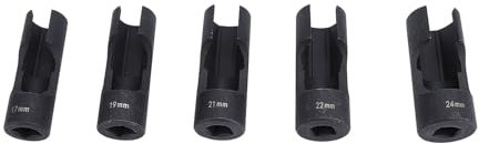 5PCS Suspension Strut Socket Tool CRV Steel 1/2in Drive Strut Nut Socket Set for Removing and Replacing (17mm‑24mm)