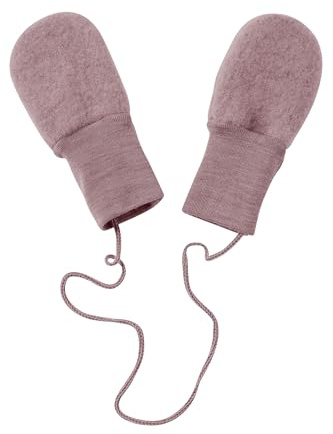 Engel Natur Fäustlinge aus Wollfleece, Natur, OneSize