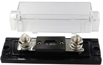 Hohopeti Anl Sicherungshalter bis Fused Distribution Block mit Zinklegierungsanschluss Überlastschutz Langlebig Stabiler Stromfluss für Auto LKW Wohnmobil und Car HiFi Systeme