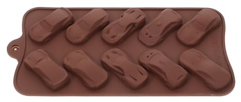SEWOART Silikon Schokoladenform Auto 3D Kuchenform aus Flexiblem Antihaftbeschichtetem Silikon Wiederverwendbar für Fondant Seife und Selbstgemacht Backprojekte