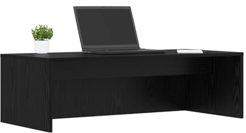 vidaXL Wandtisch Schwarz Eichen-Optik Holzwerkstoff 100 x 45 x 30 cm