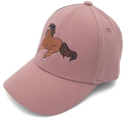 maximo Kids Girl-Cap, Pferd, Stickerei, Klettverschluß