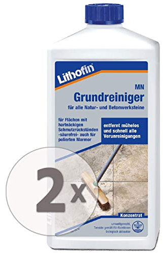Lithofin MN Grundschutz 2 l - Gebrauchsfertig - lösemittelhaltig - atmungsaktiv, unsichtbar, ohne Glanz - für innen und außen