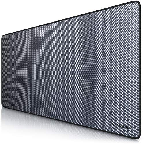 TITANWOLF - XXL Speed Gaming Mauspad Titanwolf 900 x 400mm - XXL Mousepad - Tischunterlage Large Size - verbessert Präzision und Geschwindigkeit