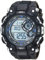 Armitron - Orologio sportivo da uomo, digitale, con cronografo, cinturino in resina, 40/8397, Nero