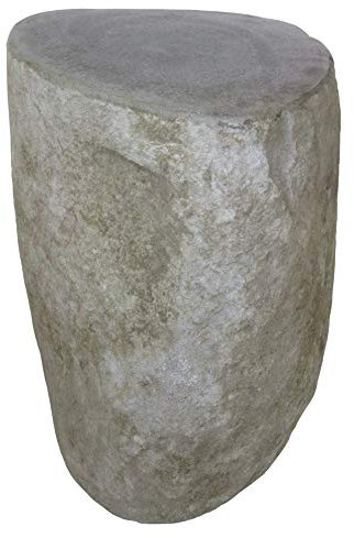 STONE art & more Hocker, Sitz, 40 cm, Naturstein, Flussstein, Riverstone, frostfest (1)