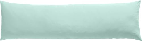 Erwin Müller Seitenschläferkissenbezug Single-Jersey Murnau - Mint Größe 40x140 - bügelfrei, strapazierstark, elastisch, mit Reißverschluss