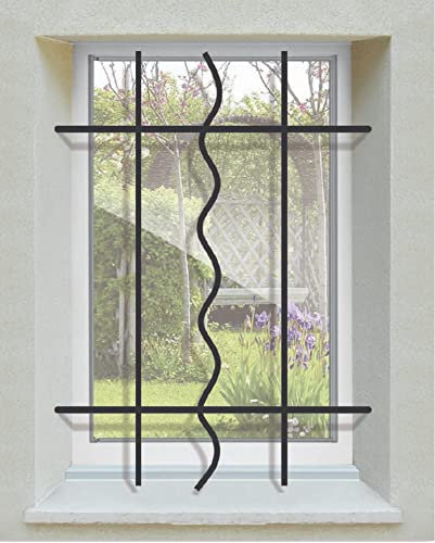 Grille de Defense Azur pour Fenetre H= 75 cm x L= 60 cm (côte tableau)