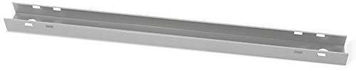 moebel-eins Office ONE abklappbare Kabelwanne, Material Metall, grau