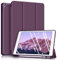 Fintie Hülle für iPad 9. Generation 2021/8. Gen 2020/7. Gen 2019 10.2 Zoll - Superleicht Soft TPU Rückseite Abdeckung Schutzhülle mit eingebautem Pencil Halter, Auto Sleep/Wake, Lila