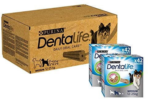 DENTALIFE Medium Dog Treat Dental Chew 42 Stick, 2 Stück