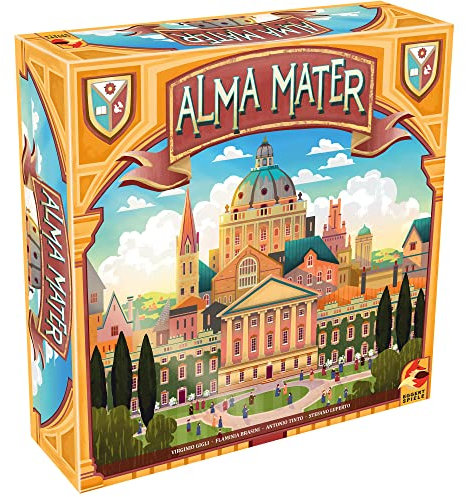 Plan B Games , Alma Mater , Board Game , 2 to 4 Players , 75 to 150 Minutes Playing time , Ages 14+