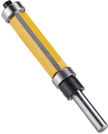 【Venta del día de la madre】Broca de enrutador de borde de madera de diámetro de vástago de 6,35 mm, broca de enrutador recta, para máquina de grabado de madera