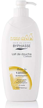 Caresse crema de ducha flor de vainilla Byphasse 1l