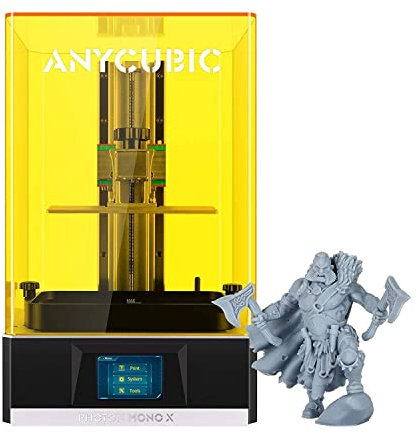 ANYCUBIC 3D Drucker Photon Mono X, Resin 3D Drucker mit 8,9 Zoll 4K Monochrom-Bildschirm,3D Printer mit WiFi APP Fernbedienung und 3X Schnellem 3D Druck, Druckgröße 192x120x245mm