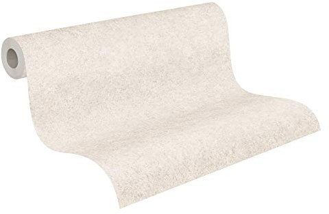 Livingwalls Vliestapete Metropolitan Stories Unitapete Mio Tokio einfarbig 10,05 m x 0,53 m beige weiß 379131 37913-1