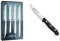 Arcos 378 Juego Chuleteros, Acero Inoxidable + Maitre, Cuchillo Verduras, Acero Inoxidable Nitrum 100 Mm, Mango Polipropileno Negro