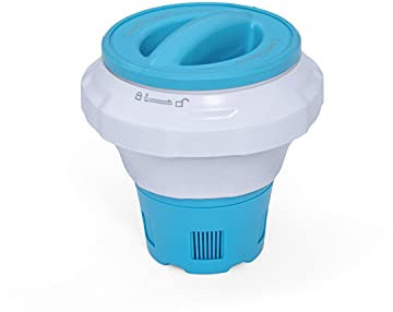 Bestway Flowclear 58668E Distributeur de Chlore Pliable pour Piscine et Spa Bleu