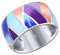 Sokolov Ring Fingerring Silberring 925 Sterling Silber Emaille Markenschmuck Secretforyou 94012544 (18,5)