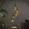 famlights Vintage Deckenlampe Nela in Schwarz für Esstisch/Retro Pendelleuchte/Esszimmerlampe industrial Dimmbar Hängelampe Metall Esszimmer/Deckenleuchte Pendelleuchte Hängeleuchte E27