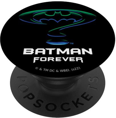 Batman Forever Logo with Title PopSockets PopGrip Adhésif