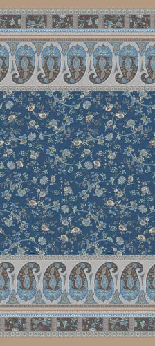 Bassetti Foulard Genova B1 aus Baumwolle Mako-Satin in der Farbe Blau, Maße: 180cm x 270cm, 9324016