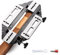 Aluminum Alloy Door Hinge Slotting Locator, Hinge Lock Accessories Installation Guide Locator,Door Hinge Jig Woodworking Hole Opener Positioning Drilling Slotter Lock Guide Plate Portable Indoor Tool
