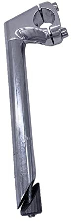 LOVIVER Leichter Bike Quill Stem Schwanenhals mit Gewinde 1 Gabel BMX 40mm Stem, Silver