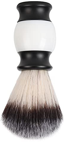 Brocha de Afeitar para Hombres, Brocha de Limpieza Facial Duradera para Barba con Mango de Aleación de Aluminio, Brocha Universal para Barba Adecuada para Todo Tipo de Maquinillas de Afeitar