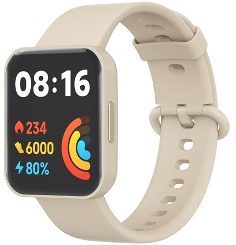 Mugust Correa para Xiaomi Mi Watch 2/Redmi Watch 2, Silicona Coloridos Recambio Suave Pulseras de Repuesto para Hombre y Mujer (Beige)