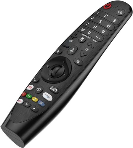Fourmor Original Sprachfernbedienung TV AKB758555501, Low Power Tech Fernbedienung, nur kompatibel mit AN-MR20GA,AN-MR19BA, mit Sprach- und Zeigerfunktion, für LG LED OLED LCD 4K UHD TV