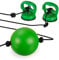 Relaxdays Reflexball Boxen, Doppelendball Hand Auge Koordination Training, Boxtraining Zuhause, Boxball, grün/schwarz