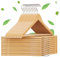 SOLTY – Pack de 20 Perchas Madera Natural | Gancho Giratorio, Barra para Pantalones y Hombros curvos | Perchas Resistentes para Ropa variada | 100% Madera