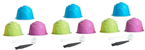 MAGICLULU 3sets Machine Reusable Capsules Coffee Filter Cup Food Grade Tamper Sealing Ring