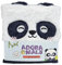 Puckator Notizbuch mit Einband aus Plüsch – Panda – süße Tiere – Fluffies