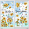 wondever Fenstersticker Sonnenblume Schmetterling Fenster Aufkleber Sonne Blumen Frühling Sommer Fensterbilder Fensteraufkleber Anti-Kollision Doppelseitig Glasaufkleber Glas Deko