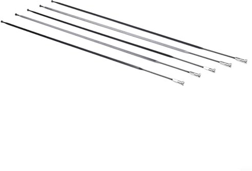 Juego de radios de bicicleta planos y rectos, material de acero premium, ajuste perfecto para las ruedas de tu bicicleta (290 mm)