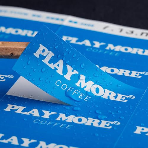 Adesivi personalizzati in PVC per logo aziendale, personalizza etichette adesive con logo autoadesivo, foto, testo, logo, immagine, etichette adesive in vinile, 50-1000 pezzi, impermeabili e a prova