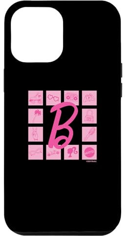 Coque pour iPhone 15 Pro Max Barbie - Icônes roses